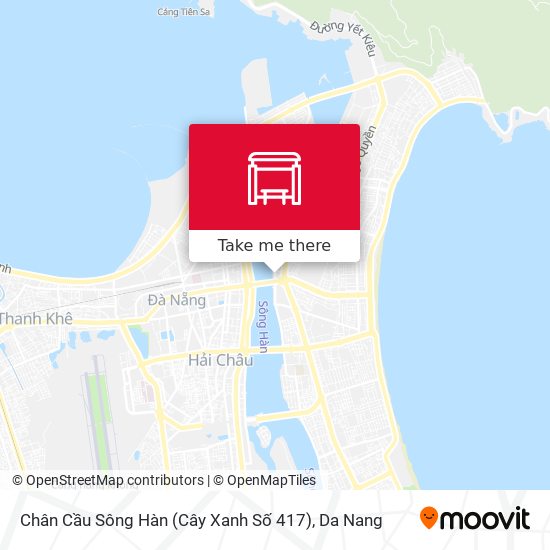 Chân Cầu Sông Hàn (Cây Xanh Số 417) map