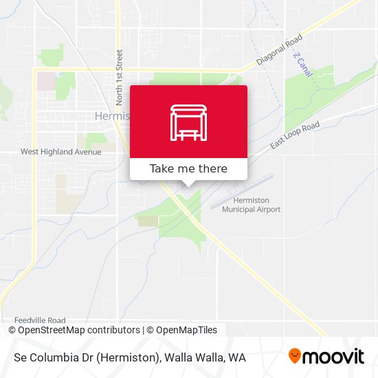 Mapa de Se Columbia Dr (Hermiston)