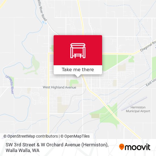 SW 3rd Street & W Orchard Avenue (Hermiston) map