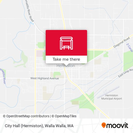 Mapa de City Hall (Hermiston)