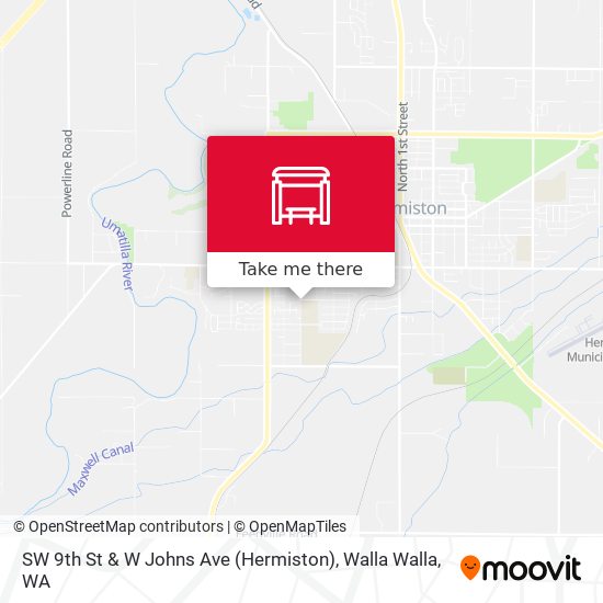 Mapa de SW 9th St & W Johns Ave (Hermiston)
