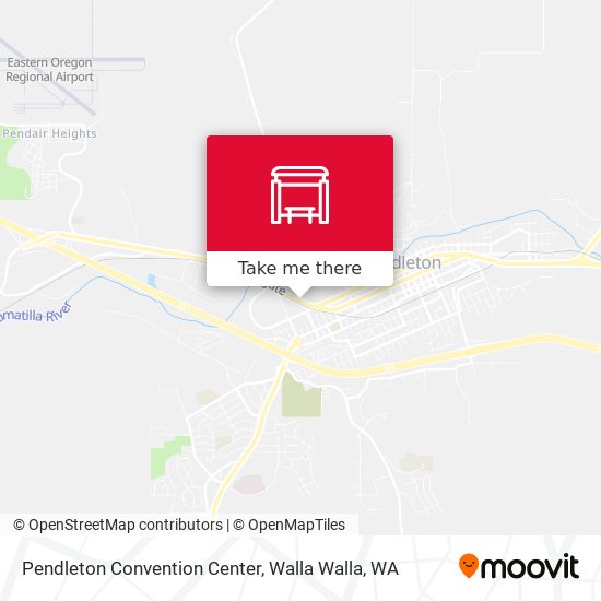 Pendleton Convention Center map
