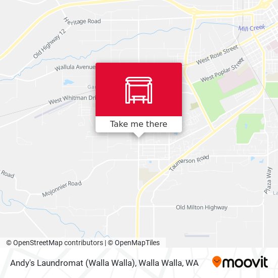 Andy's Laundromat (Walla Walla) map