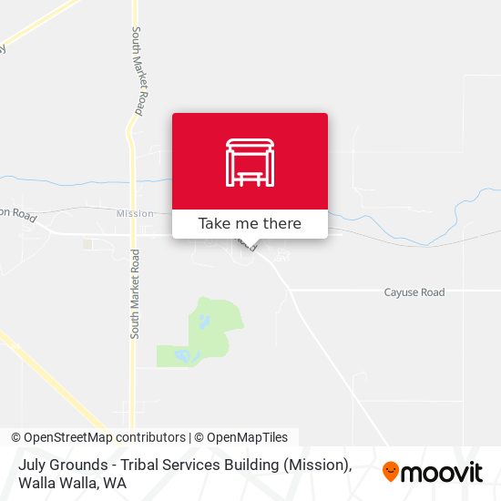 July Grounds - Tribal Services Building (Mission) map