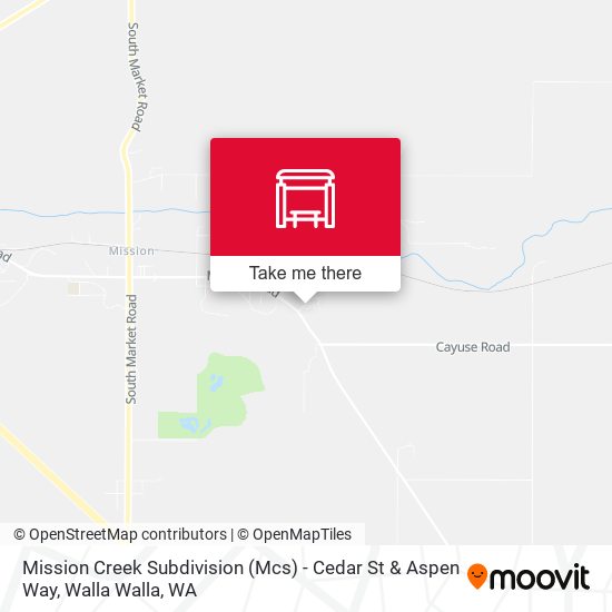 Mission Creek Subdivision (Mcs) - Cedar St & Aspen Way map