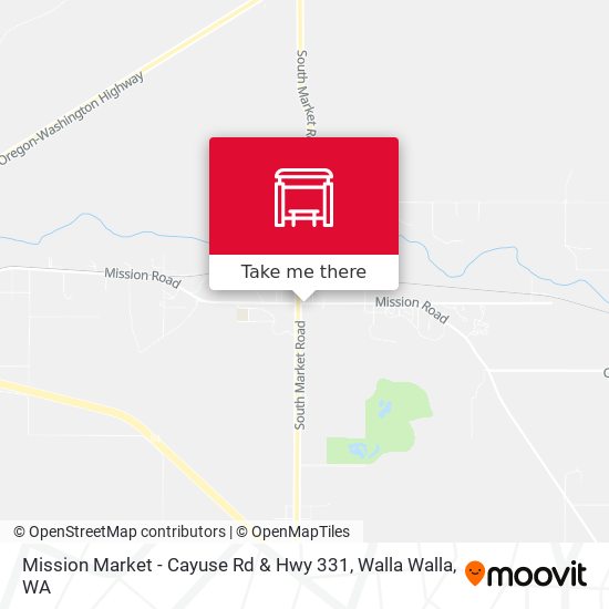 Mission Market - Cayuse Rd & Hwy 331 map