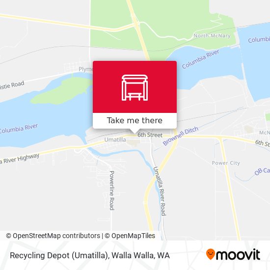 Recycling Depot (Umatilla) map