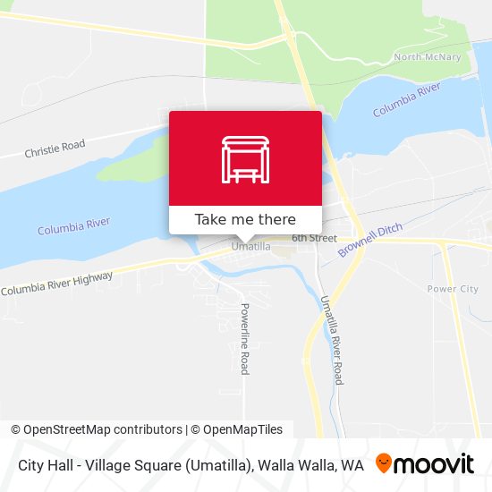 Mapa de City Hall - Village Square (Umatilla)