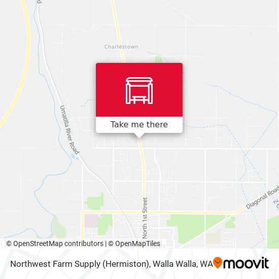 Mapa de Northwest Farm Supply (Hermiston)