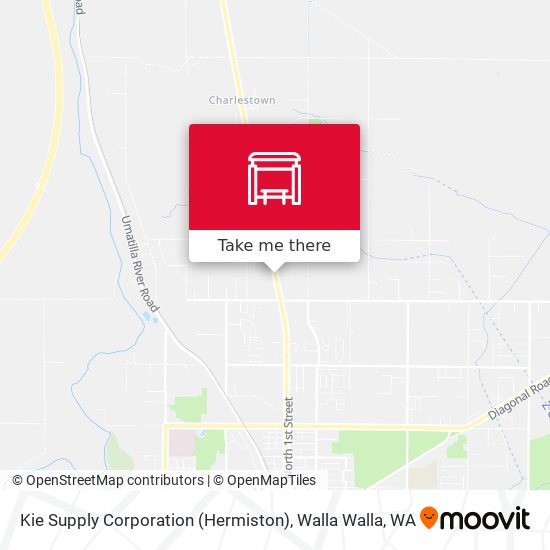 Kie Supply Corporation (Hermiston) map