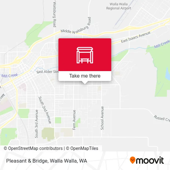 Pleasant & Bridge map