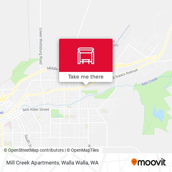 Mill Creek Apartments map