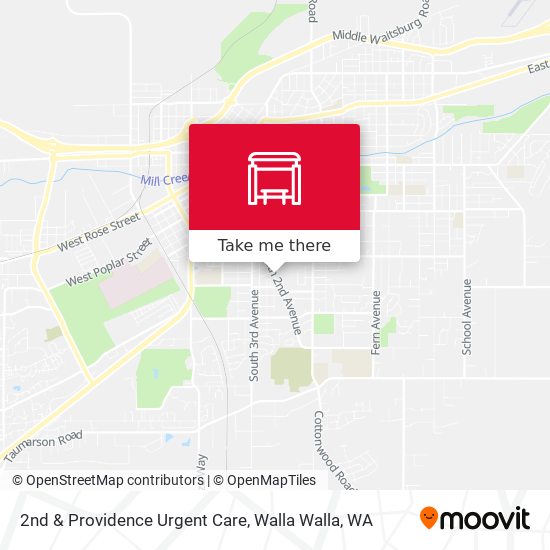 Mapa de 2nd & Providence Urgent Care