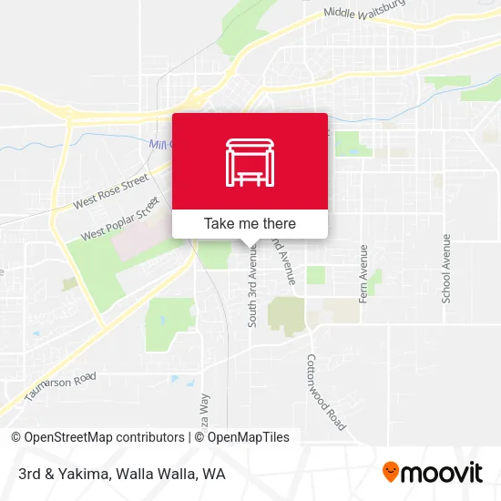 3rd & Yakima map