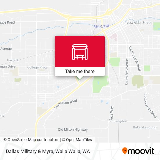 Dallas Military &  Myra map