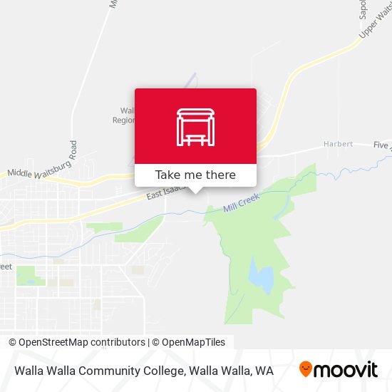 Mapa de Walla Walla Community College