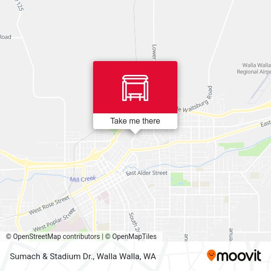 Sumach & Stadium Dr. map