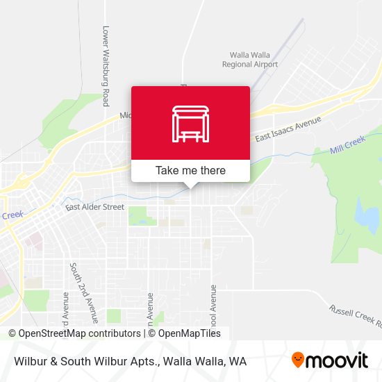 Wilbur &  South Wilbur Apts. map