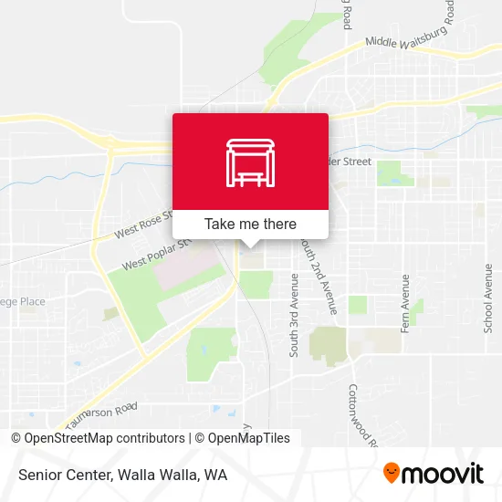 Senior Center map