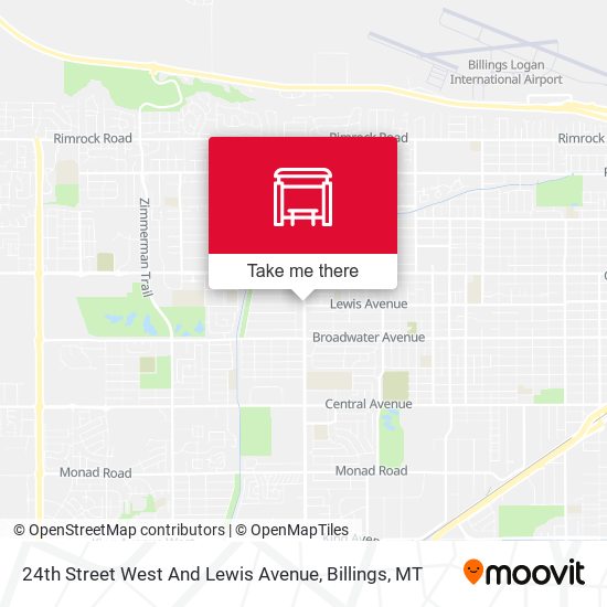 24th Street West And Lewis Avenue map