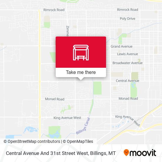 Central Avenue And 31st Street West map