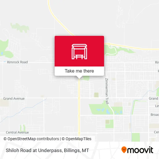 Mapa de Shiloh Road at Underpass