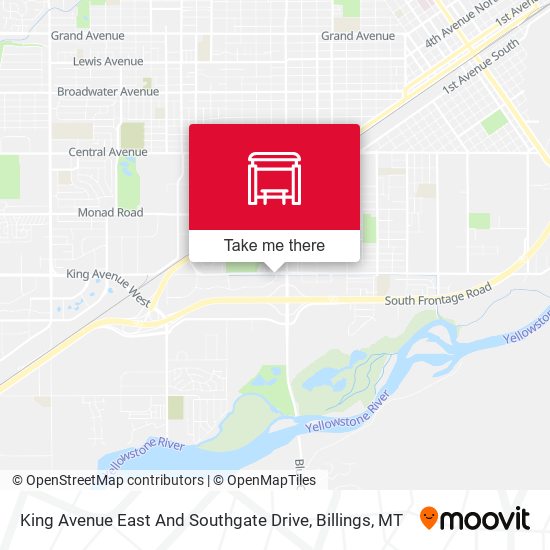Mapa de King Avenue East And Southgate Drive
