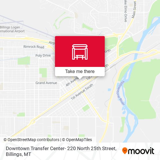 Mapa de Downtown Transfer Center- 220 North 25th Street
