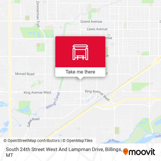 South 24th Street West And Lampman Drive map