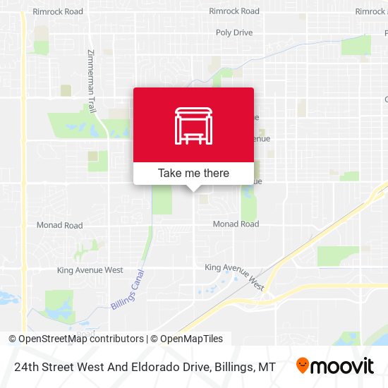 24th Street West And Eldorado Drive map