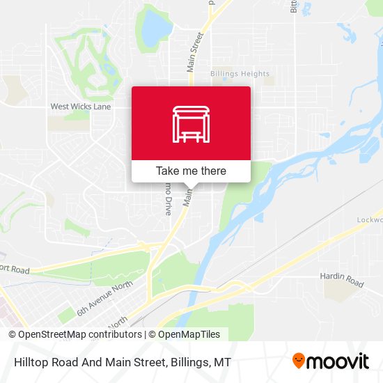 Hilltop Road And Main Street map