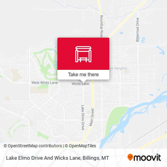 Mapa de Lake Elmo Drive And Wicks Lane