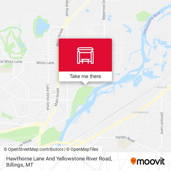 Mapa de Hawthorne Lane And Yellowstone River Road