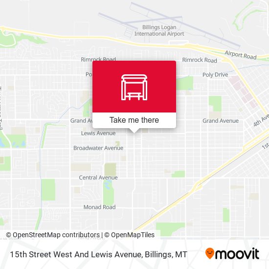 15th Street West And Lewis Avenue map