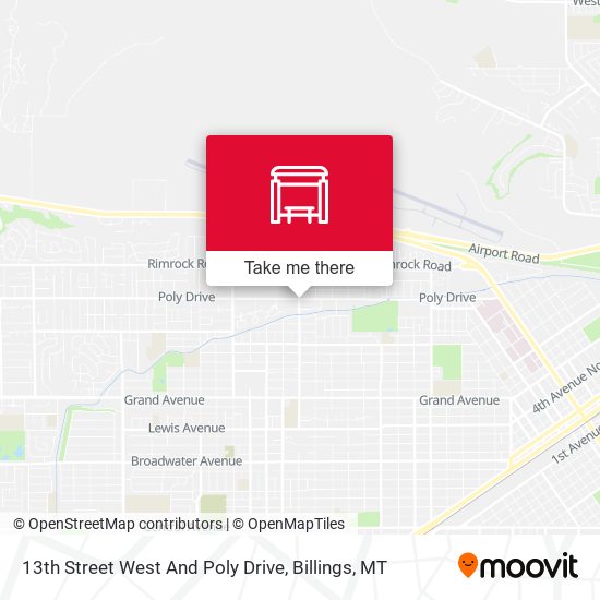 Mapa de 13th Street West And Poly Drive