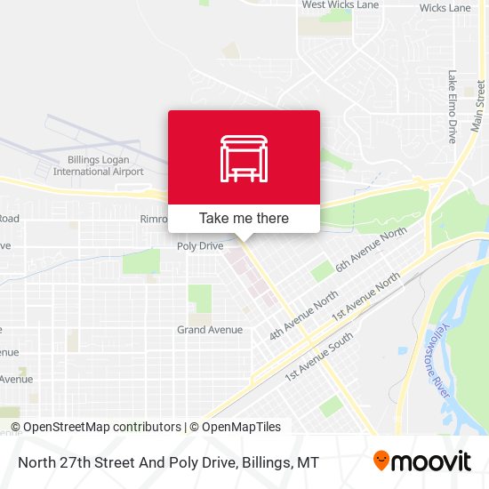 North 27th Street And Poly Drive map