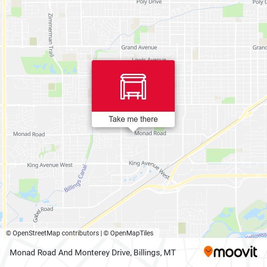 Mapa de Monad Road And Monterey Drive