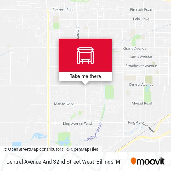 Central Avenue And 32nd Street West map