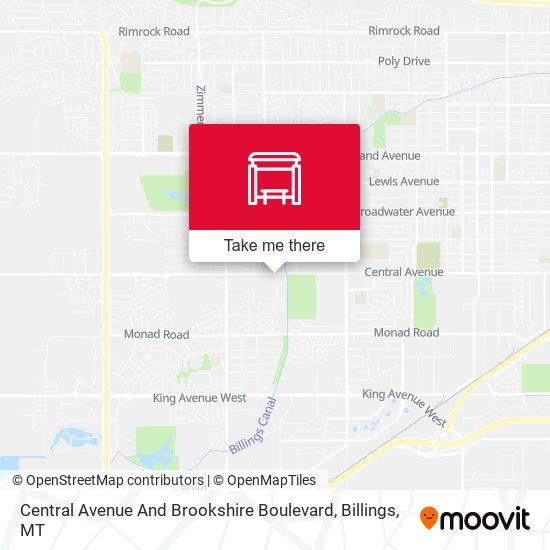 Central Avenue And Brookshire Boulevard map