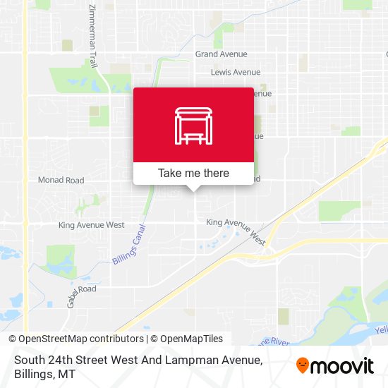 South 24th Street West And Lampman Avenue map