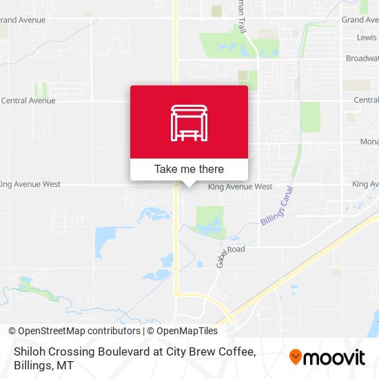 Shiloh Crossing Boulevard at City Brew Coffee map