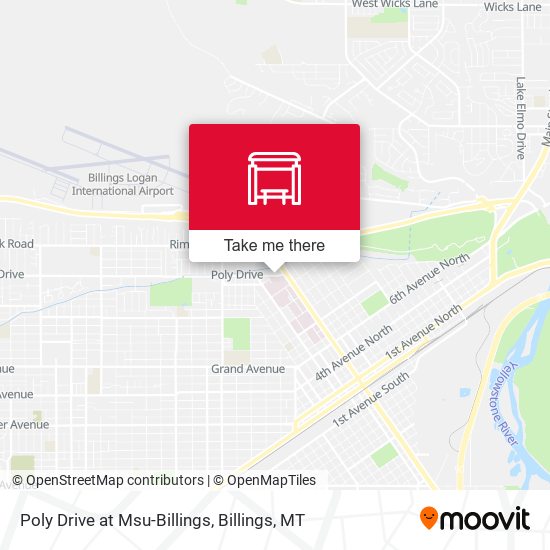 Poly Drive at Msu-Billings map