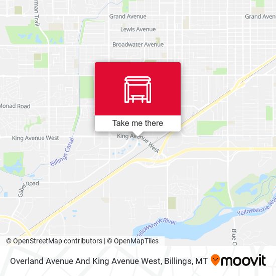 Mapa de Overland Avenue And King Avenue West