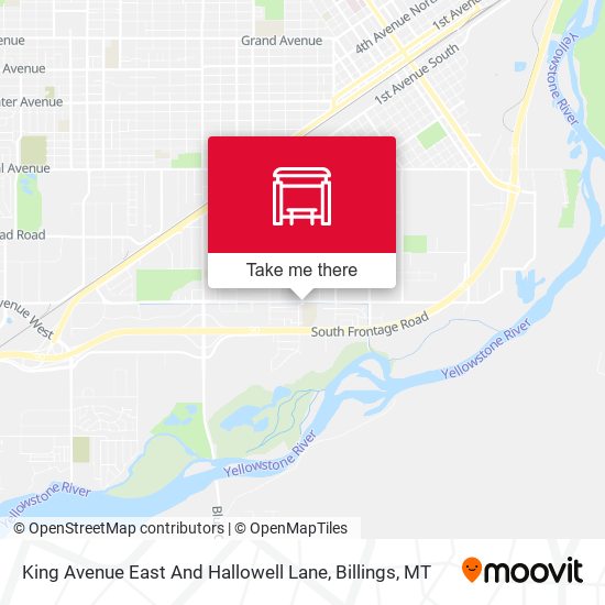 King Avenue East And Hallowell Lane map