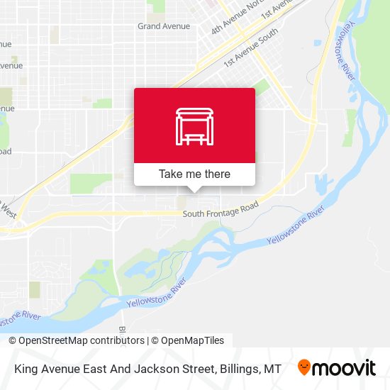 King Avenue East And Jackson Street map