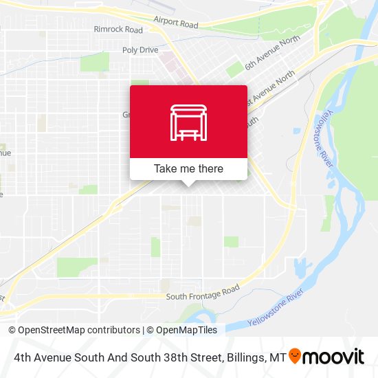 4th Avenue South And South 38th Street map