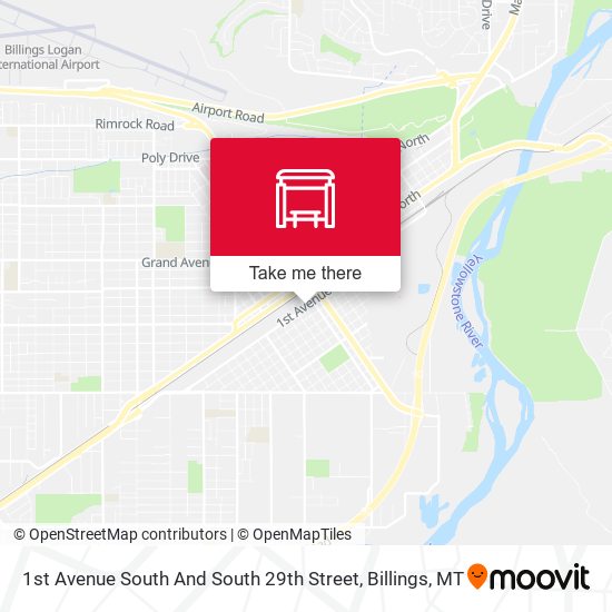 1st Avenue South And South 29th Street map