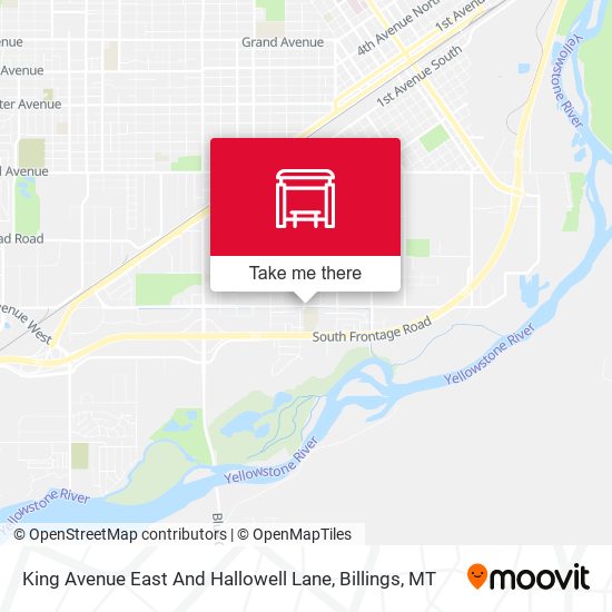 Mapa de King Avenue East And Hallowell Lane