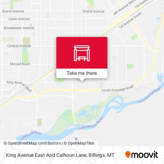 King Avenue East And Calhoun Lane map