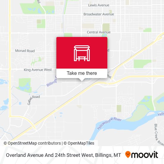 Overland Avenue And 24th Street West map